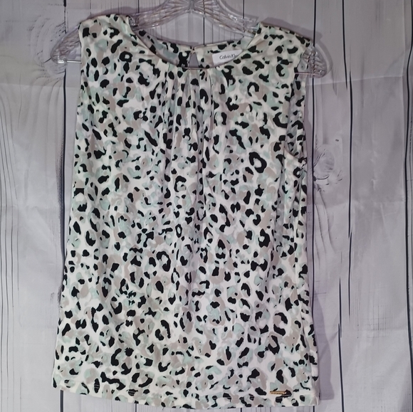 Calvin Klein Tops - Calvin Klein Women's Leopard Print Top